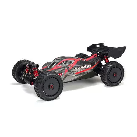 1/8 Painted Body with Decals, Black/Red Typhon 6s - ARA406120