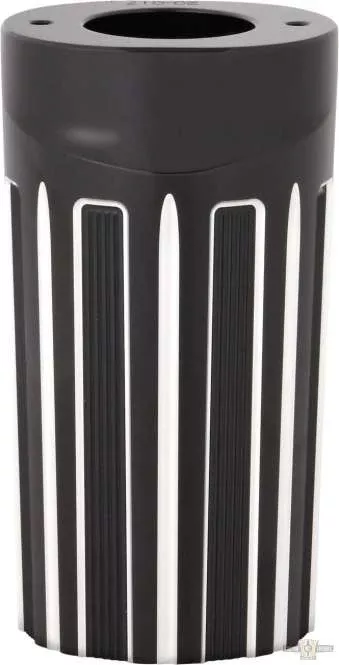 10-Gauge Fork Boot Black Anodized For Harley-Davidson
