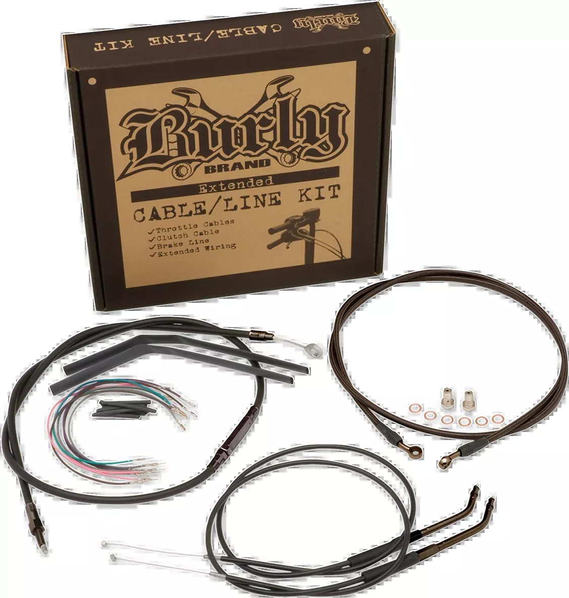 10" Handlebar Cables for Harley-Davidson Sportster 2007-2013