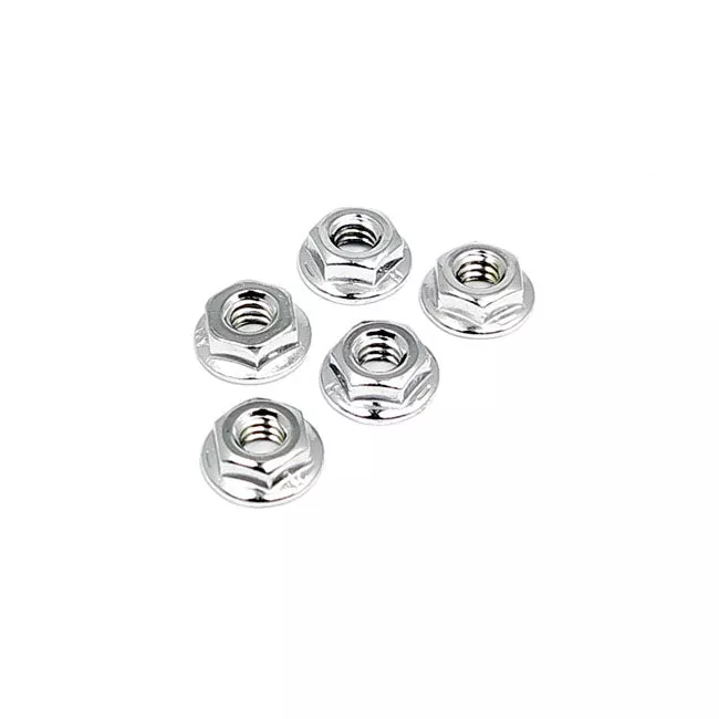 3/8-16 Chrome Flange Lock Nut for Harley-Davidson 7601