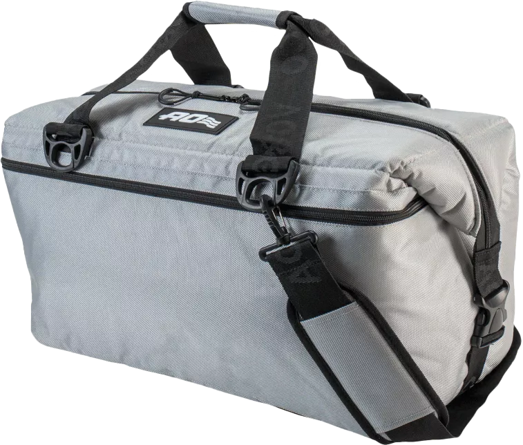 AO COOLERS 48 Pack Ballistic Silver Rugged Outdoor Cooler with Tie-Down Hooks