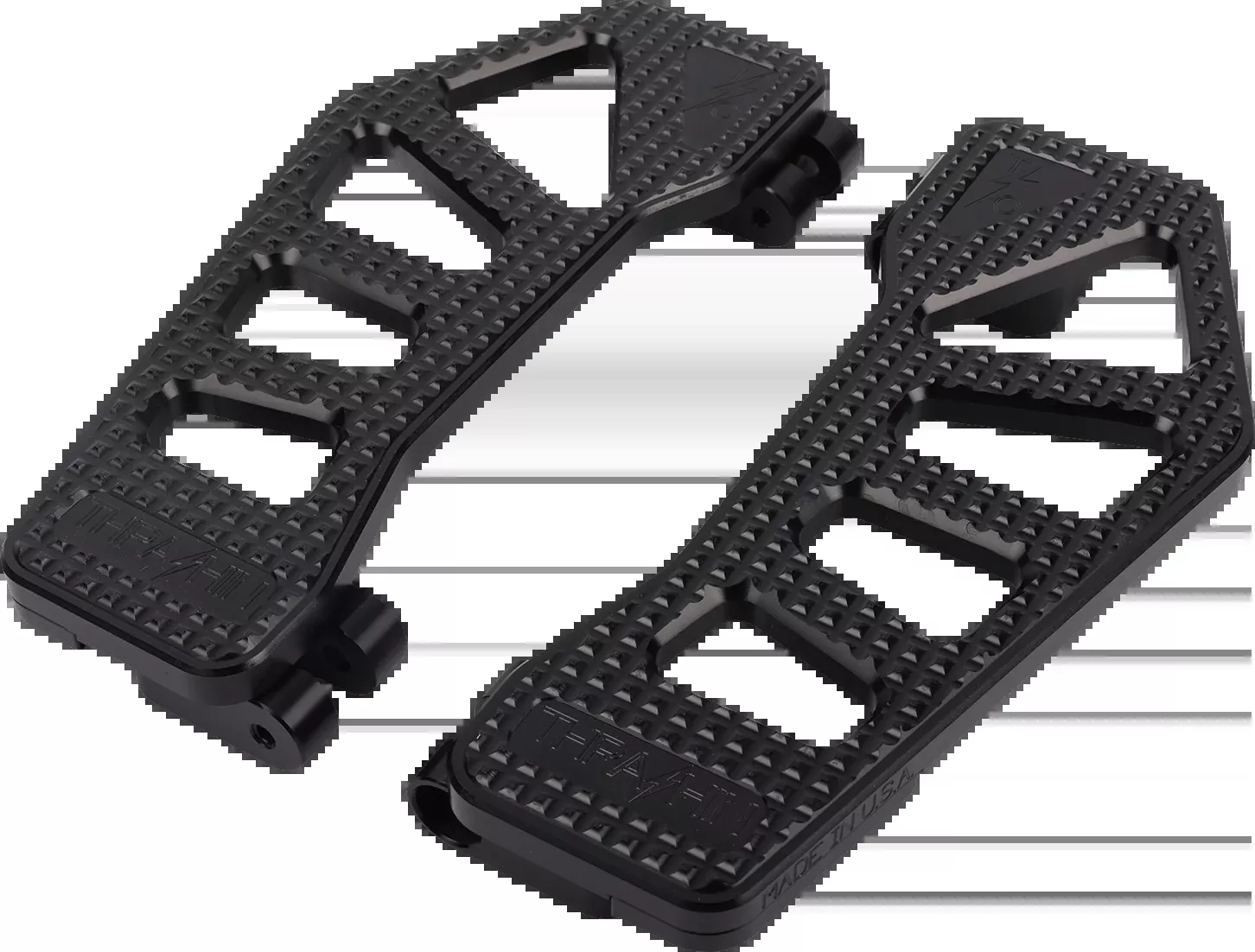 Apex Floorboards Black For Harley Davidson