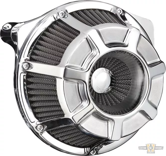 Beveled Inverted Series Air Cleaner Chrome For Harley-Davidson