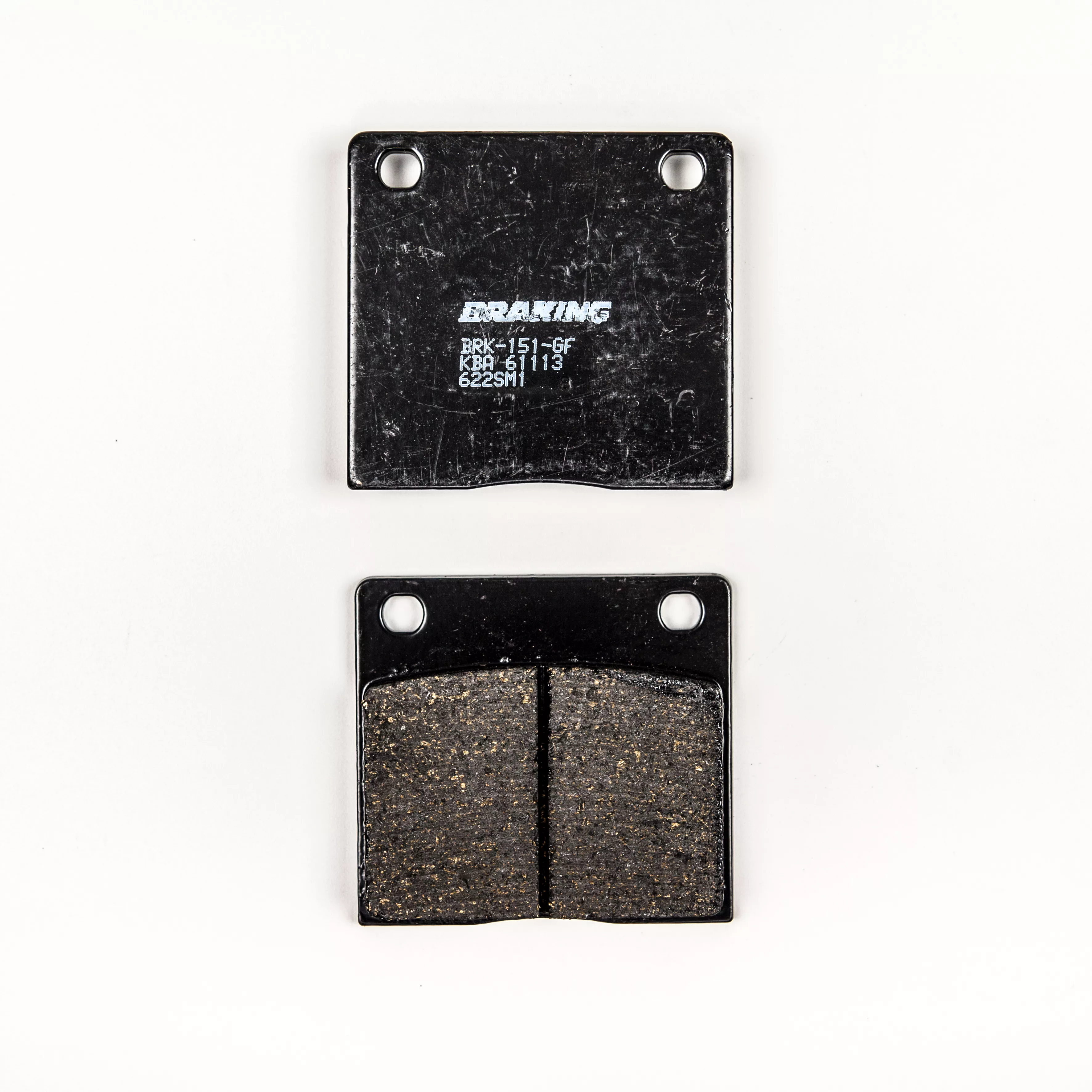 BRAKING 31-622S Brake Pad Set Semi Metallic for Enhanced Control and Compatibility