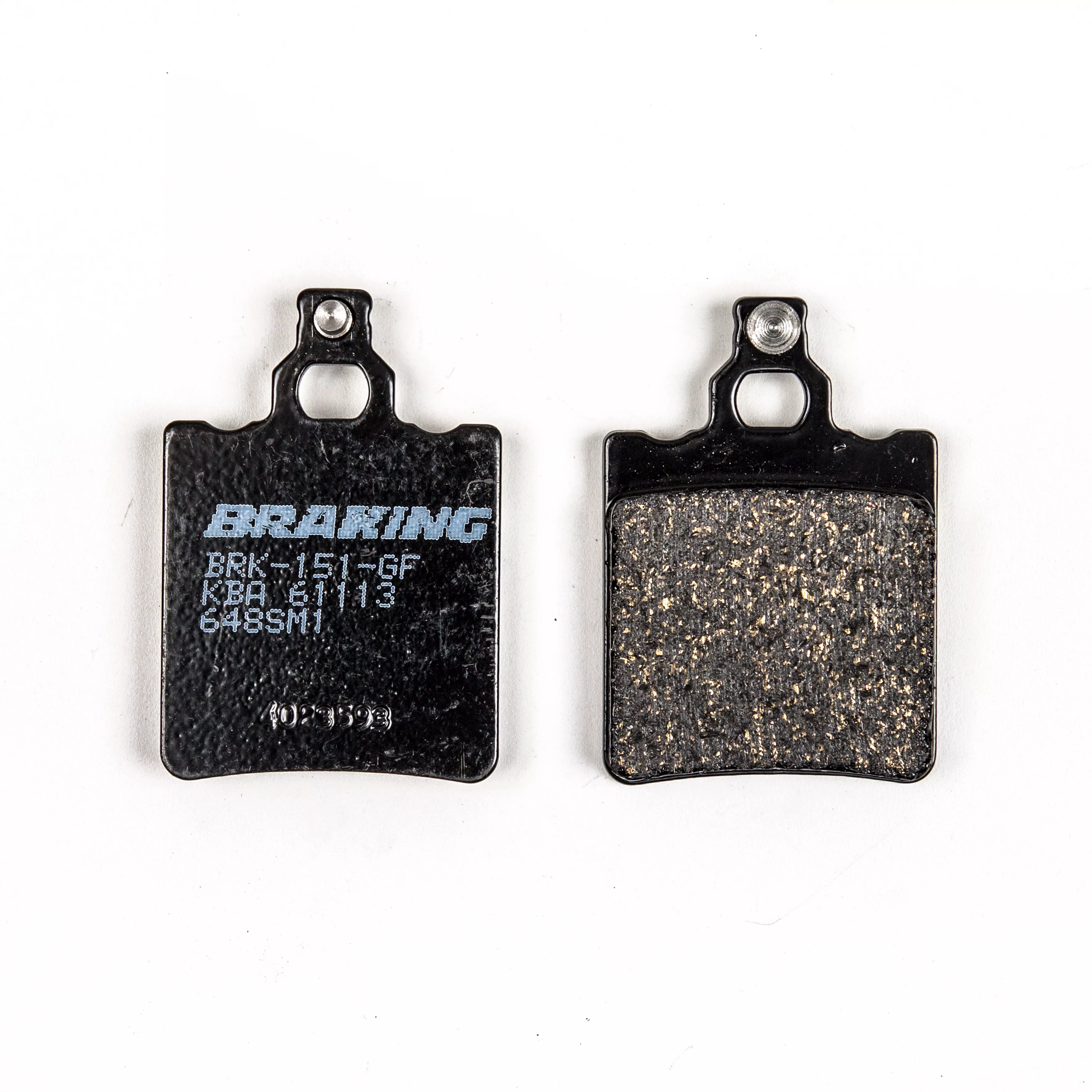 BRAKING 648SM1 Semi Metallic Brake Pad Set for Enhanced Control and Friction