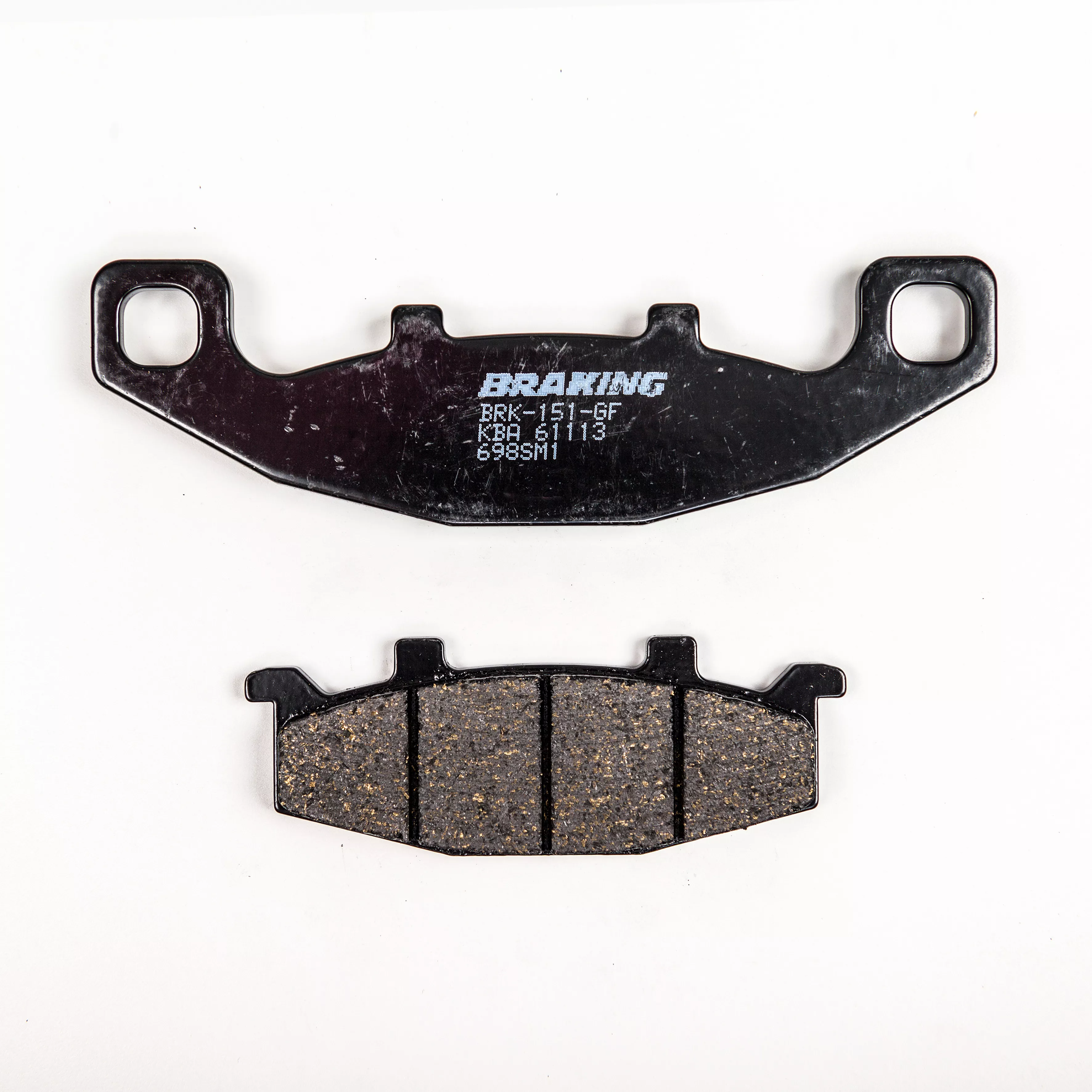 BRAKING 698SM1 Semi Metallic Brake Pad Set for Enhanced Control and Safety