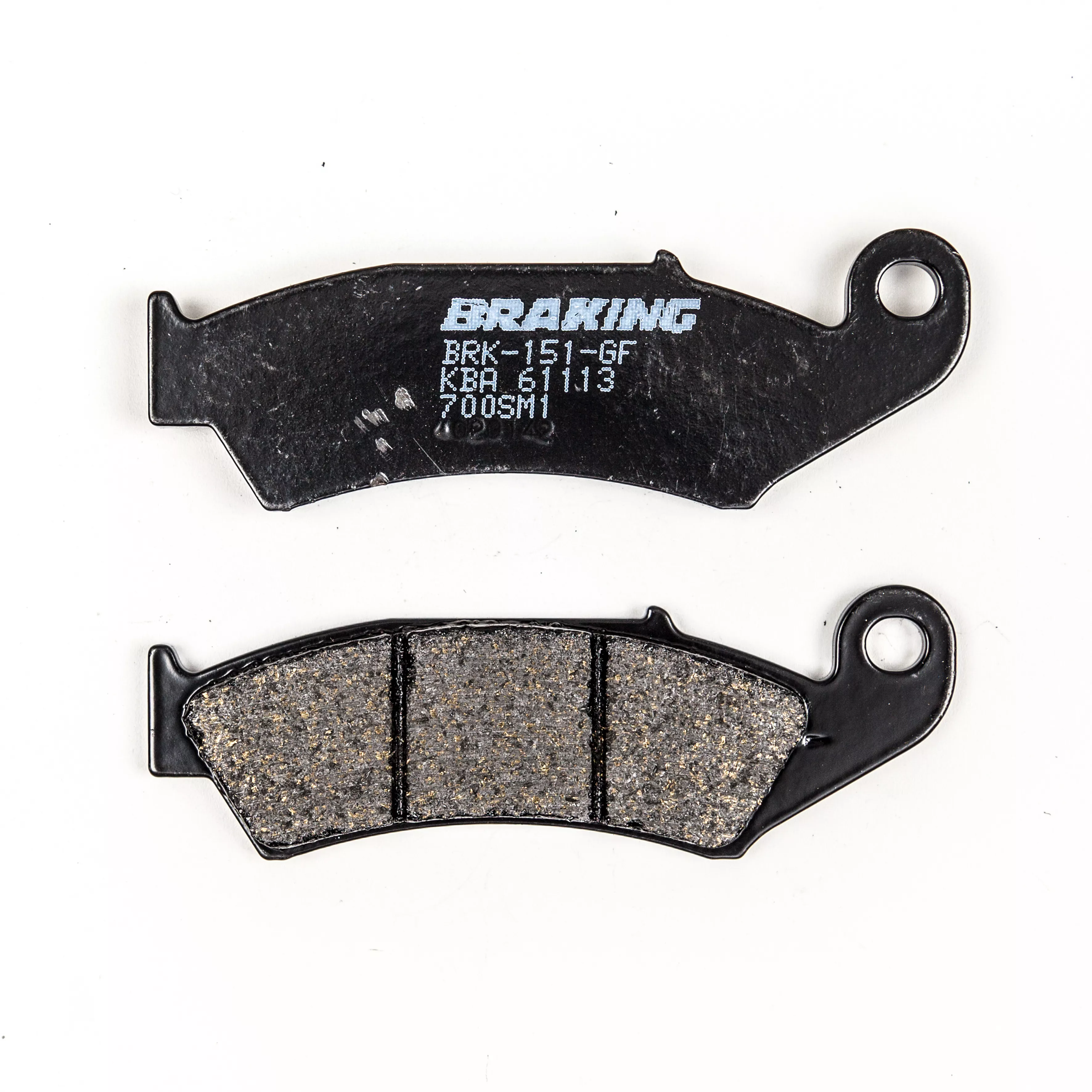 BRAKING 700SM1 Semi Metallic Brake Pad Set for Enhanced Stopping Power