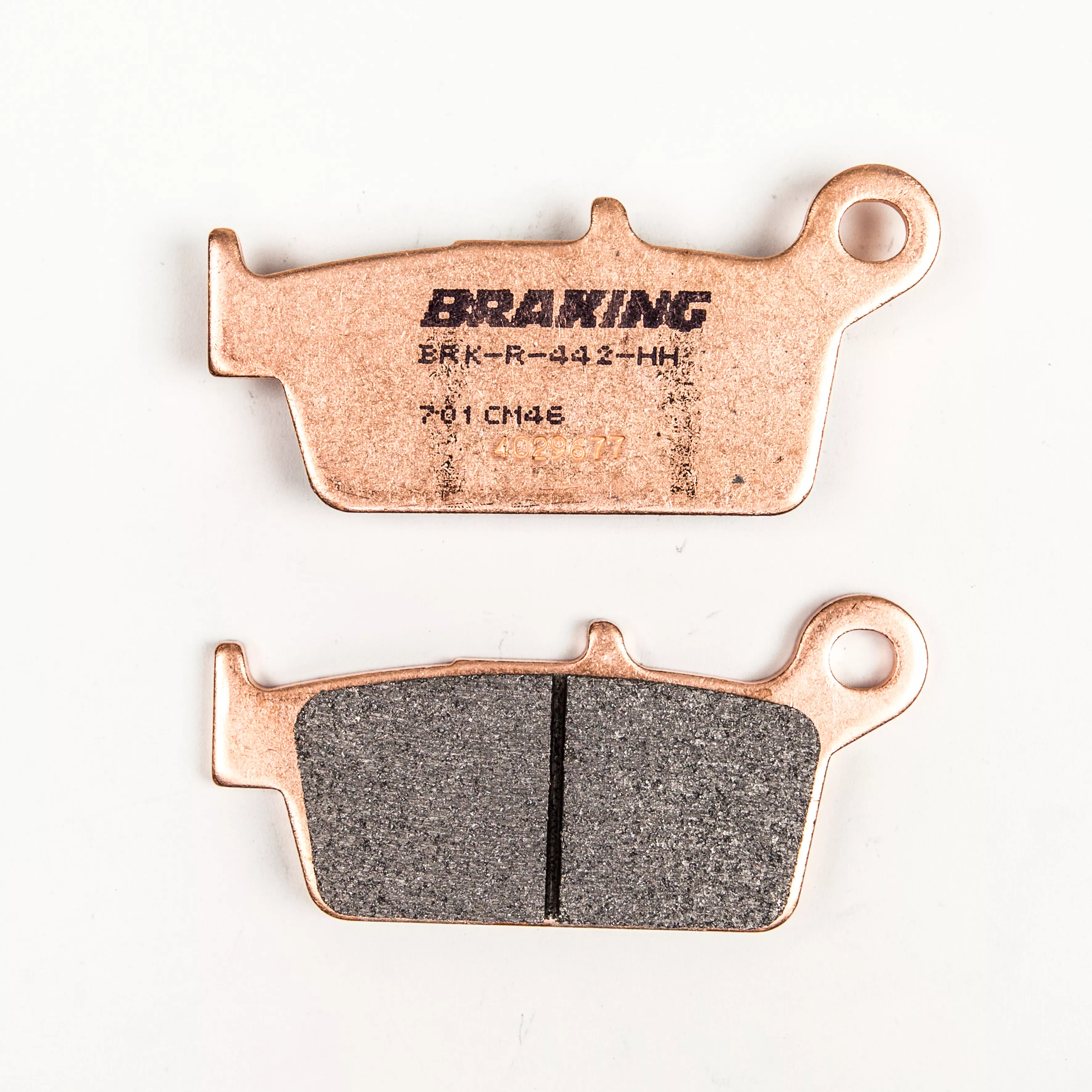 BRAKING 701CM46 High Performance Sintered Brake Pad Set for Enhanced Stopping Power