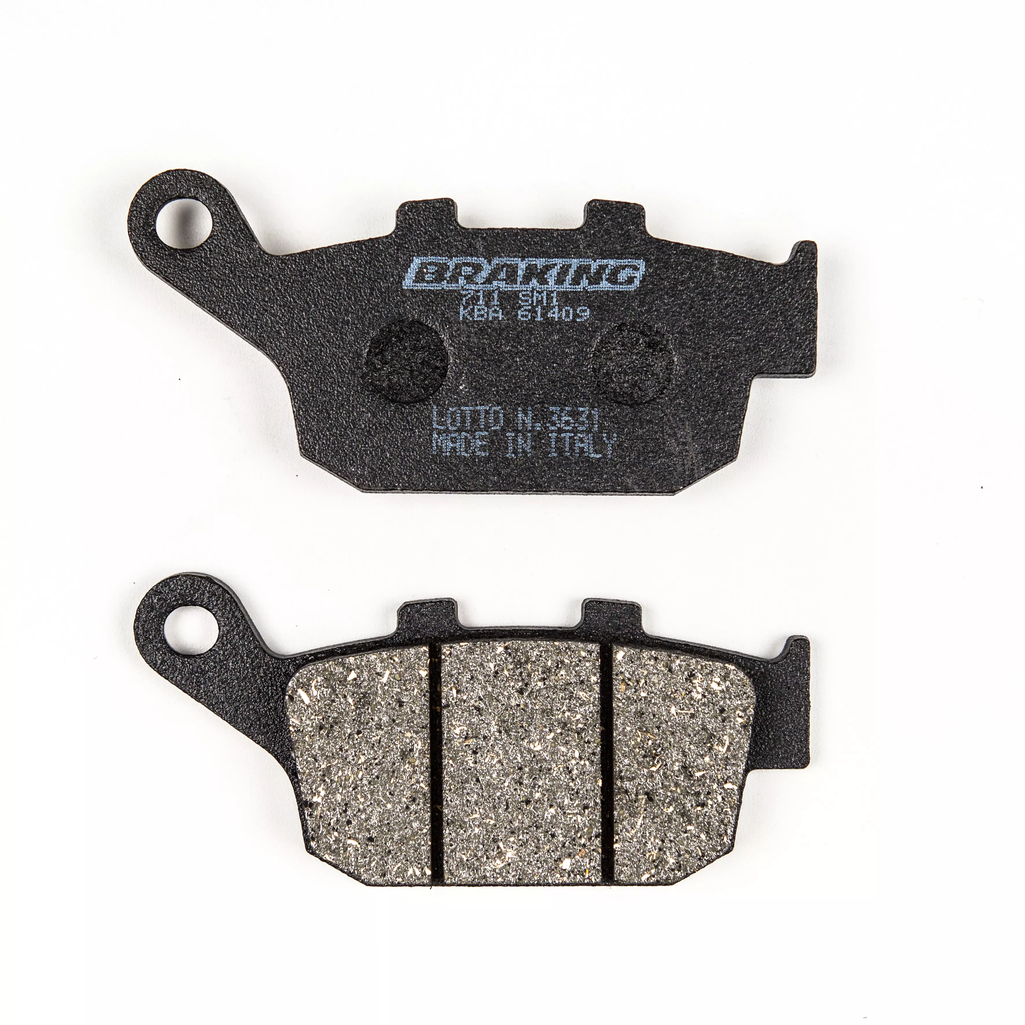 BRAKING 711SM1 Brake Pad Set - Semi Metallic for Enhanced Control and Compatibility