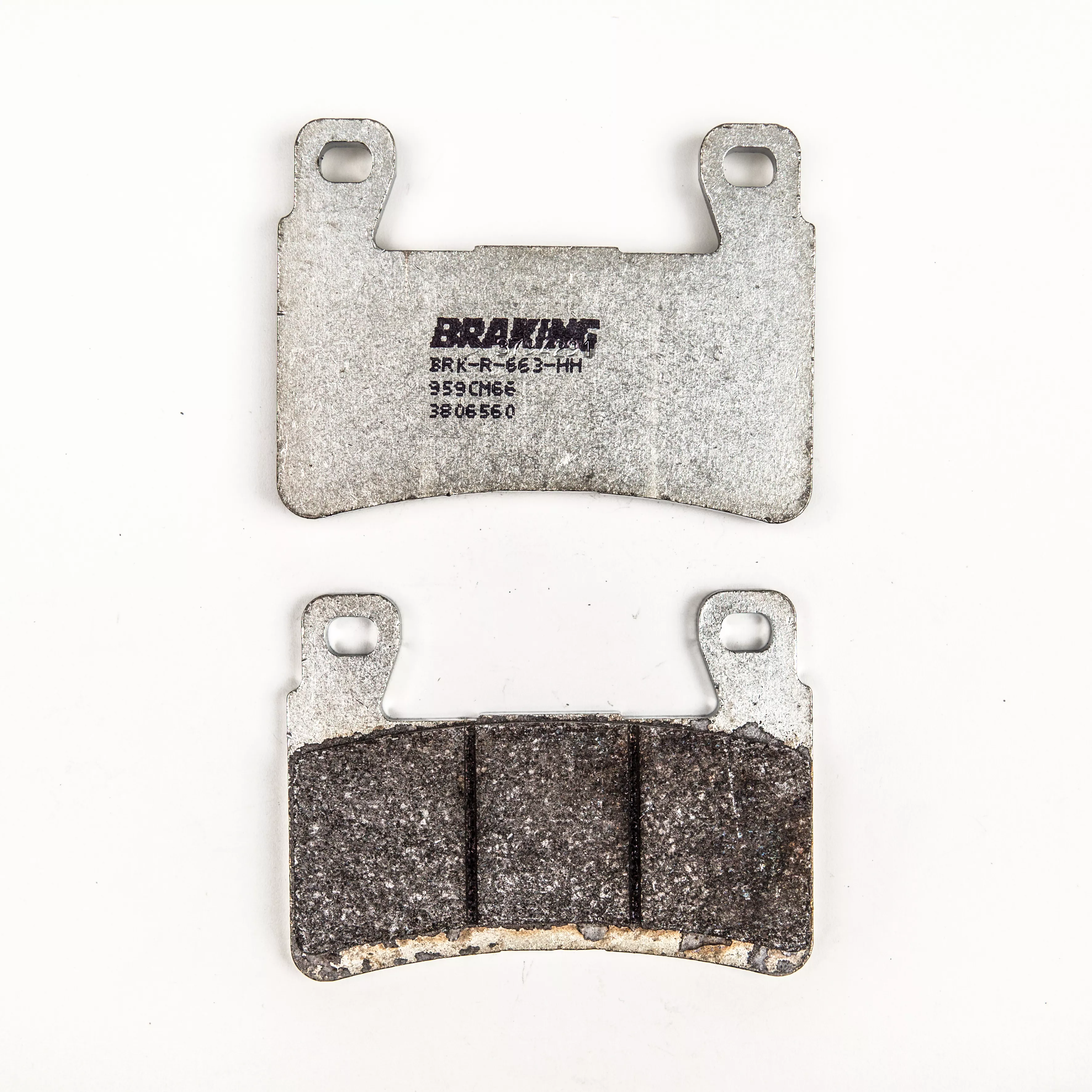 BRAKING 959CM66 Semi Metallic Brake Pad Set for Enhanced Control and Safety