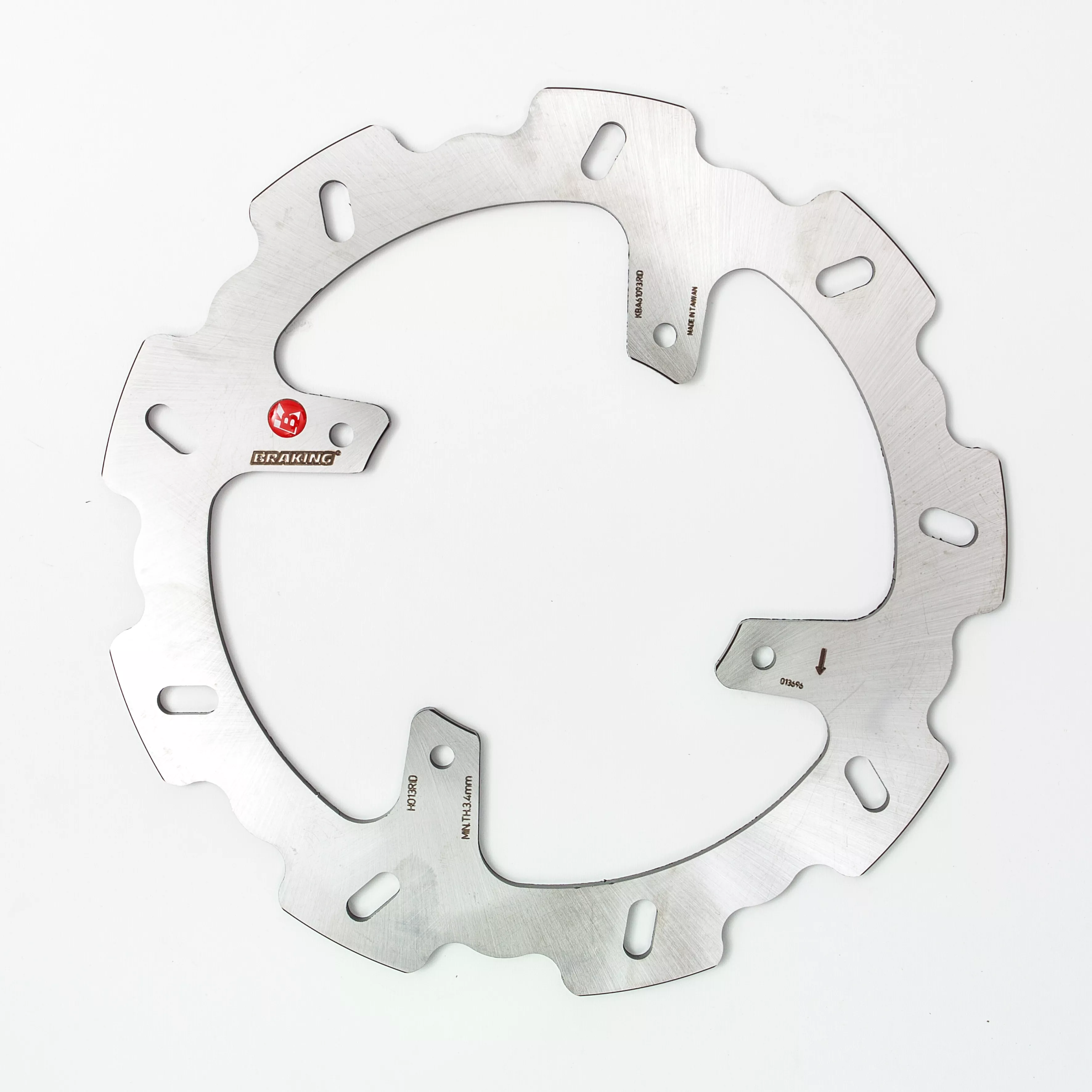 BRAKING HO13RID Rear Brake Rotor - Efficient Design for Optimal Stopping Power