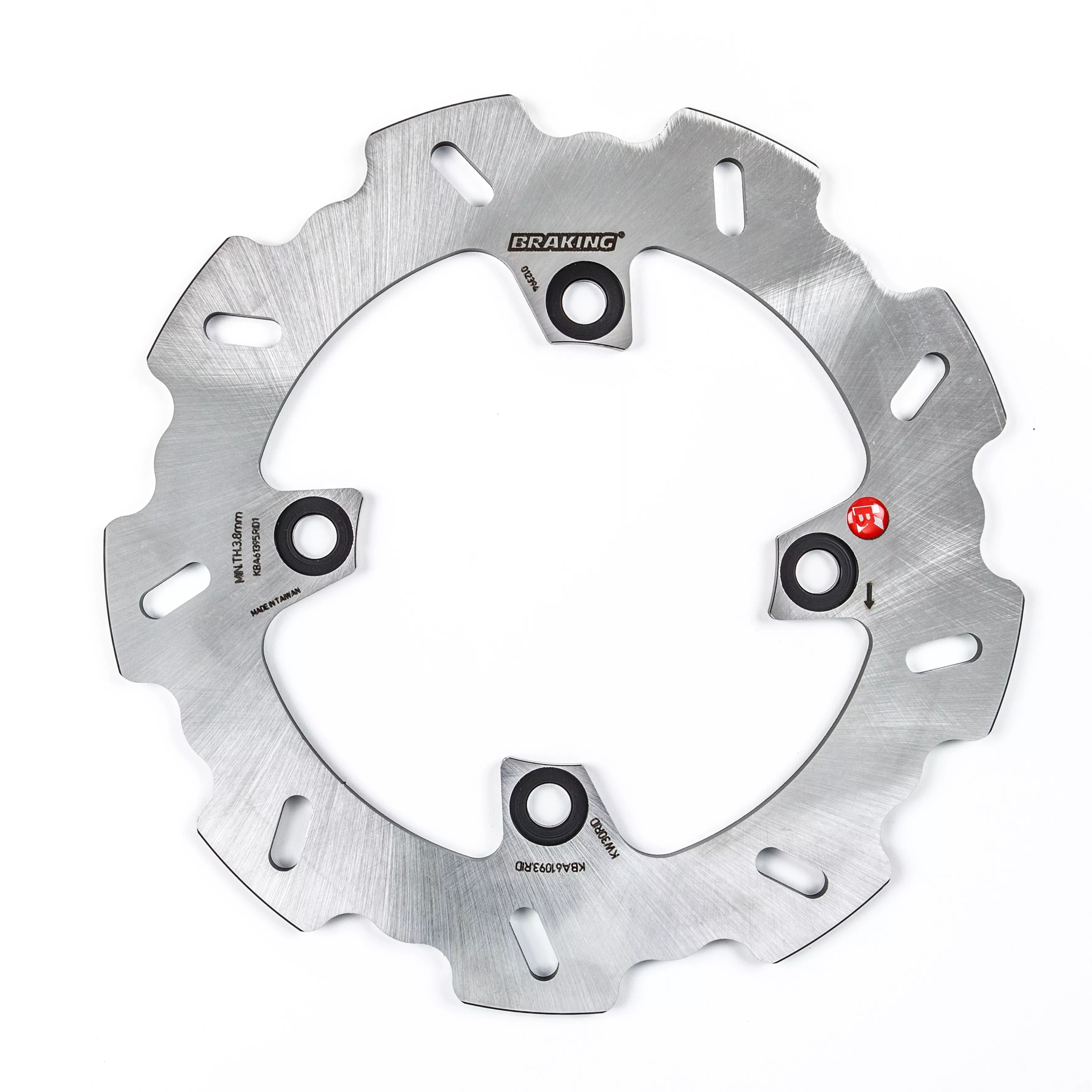 BRAKING KW30RID Rear Brake Rotor for Enhanced Performance and Durability