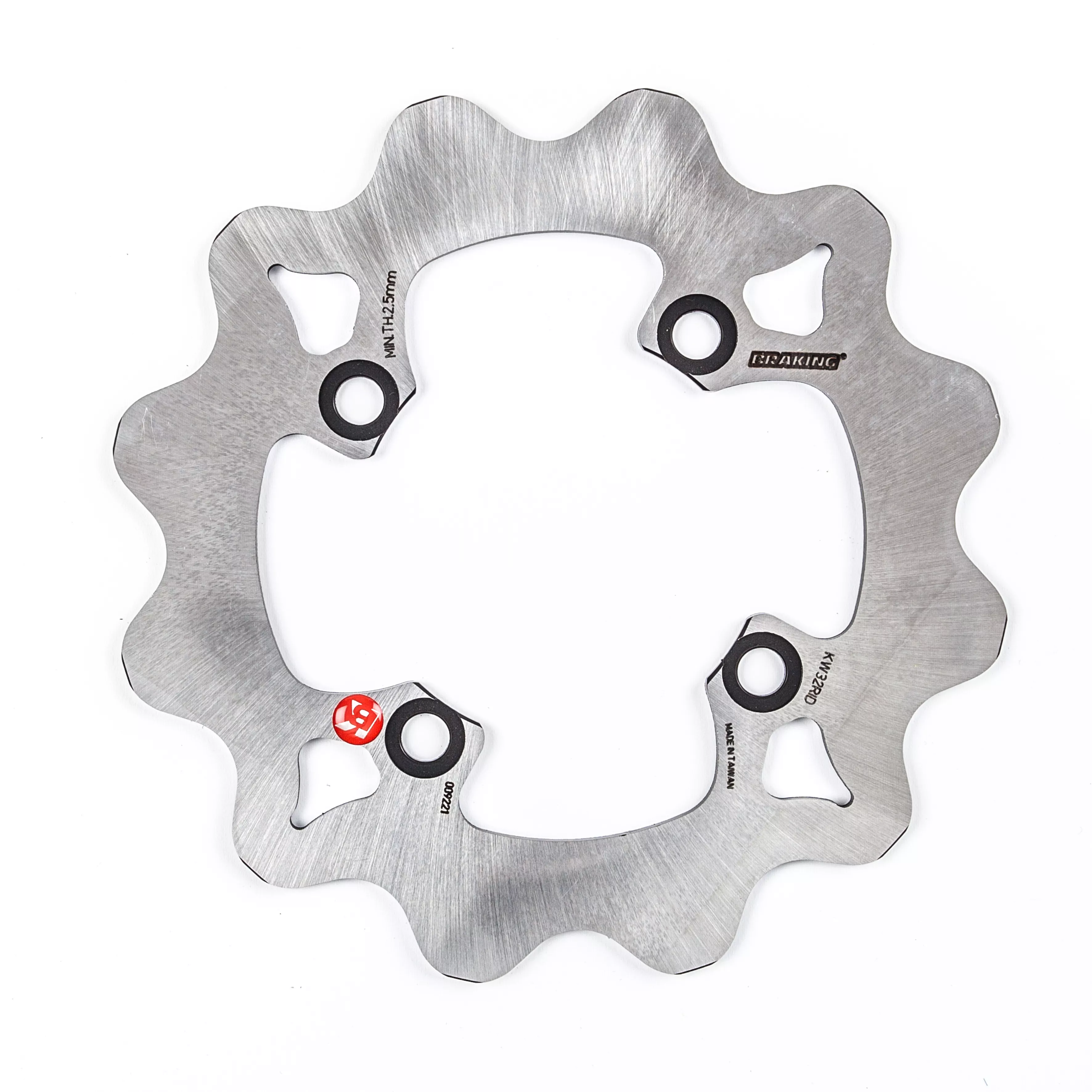 BRAKING KW32RID Front and Rear Brake Rotors - Efficient, Heat-Resistant Design