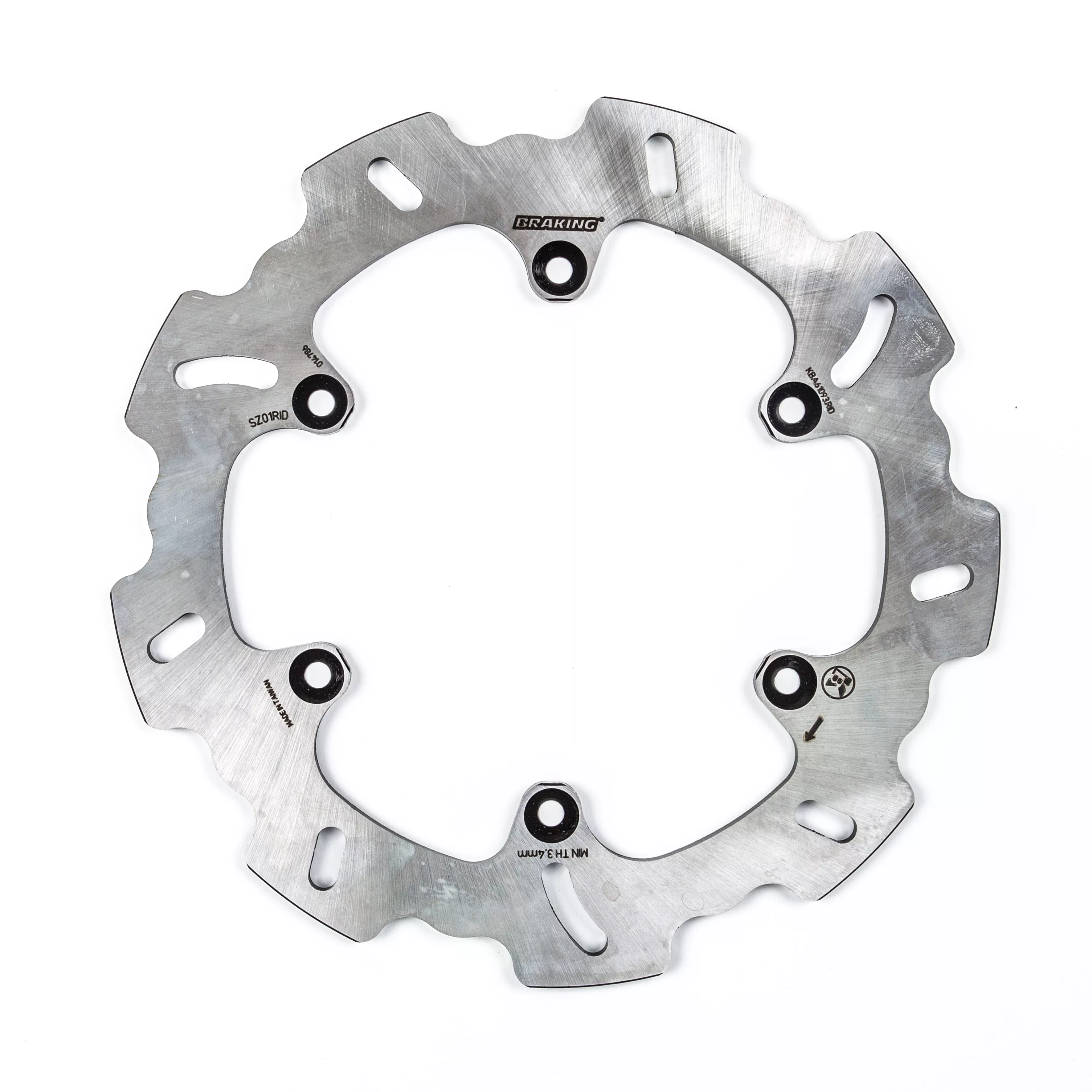 BRAKING SZ01RID Rear Rotor - Efficient Brake Discs for Heavy-Duty Performance