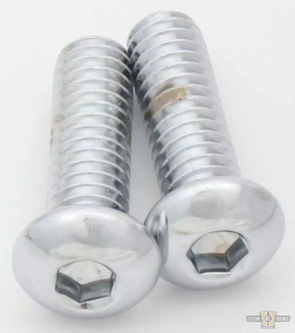 Buttonhead Allen Socket Bolt Pack Chrome Allen Head For Harley-Davidson