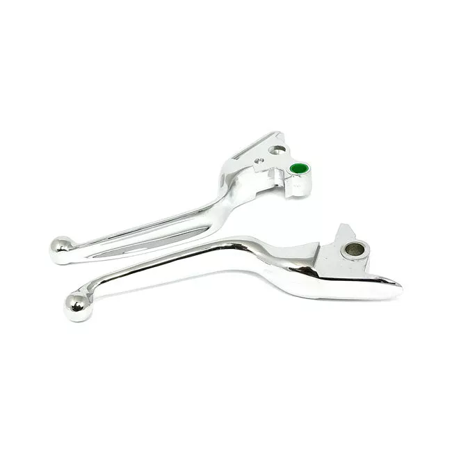 Chrome Clutch and Brake Lever Kit for Harley-Davidson Softail M8