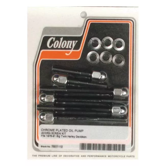 Colony Oil Pump Mount Kit Acorn For Harley Davidson