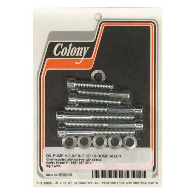 Colony Oil Pump Mount Kit Allen For Harley Davidson