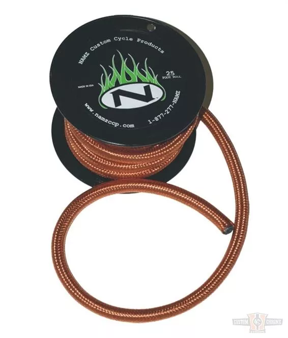 COPPER BRAIDED OIL LINE 3/8" ID For Harley-Davidson
