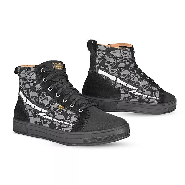 Cortech - Slayer Canvas Skulls Riding Shoes