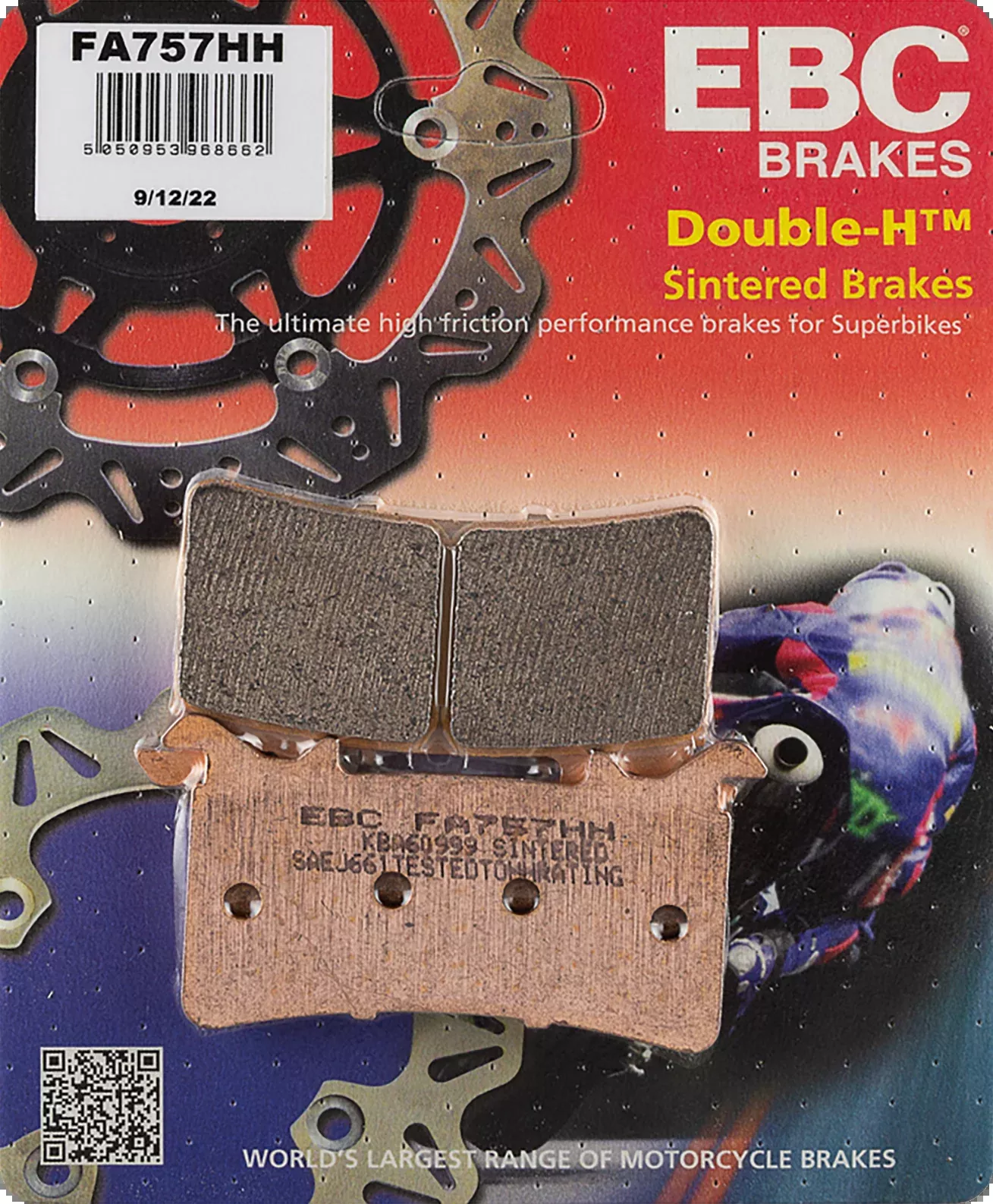 Double-H Front Brake Pad for BMW M 1000 RR 21-22