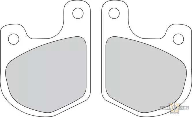 Front Organic Replacement Brake Pads for Harley Davidson