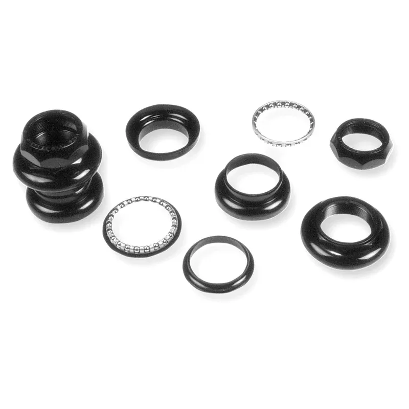 Headset. 1-1/8" Steel. Black