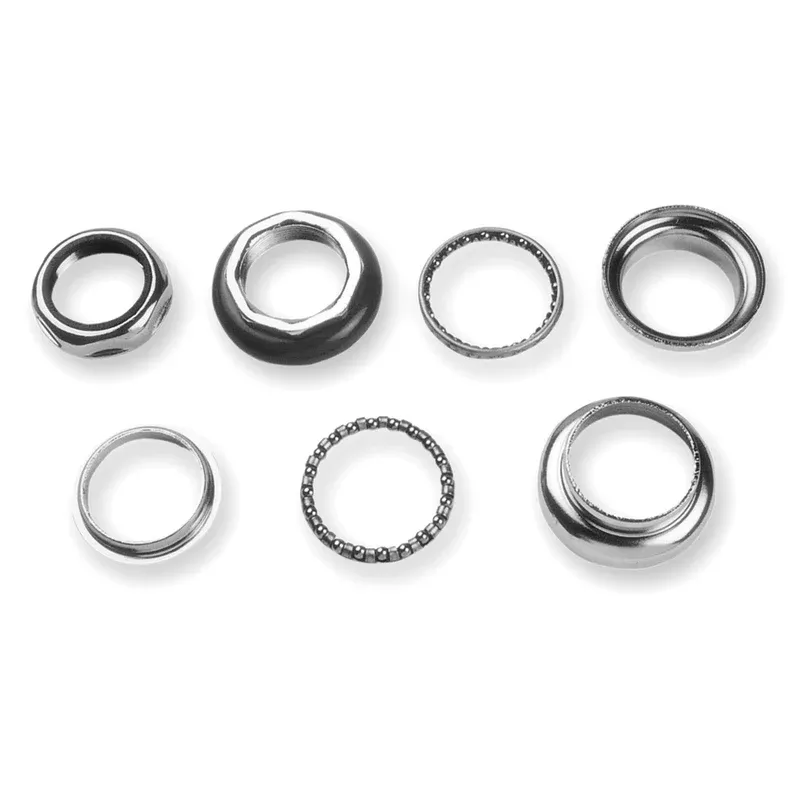 Headset. 1-1/8" Steel. Chrome Plated