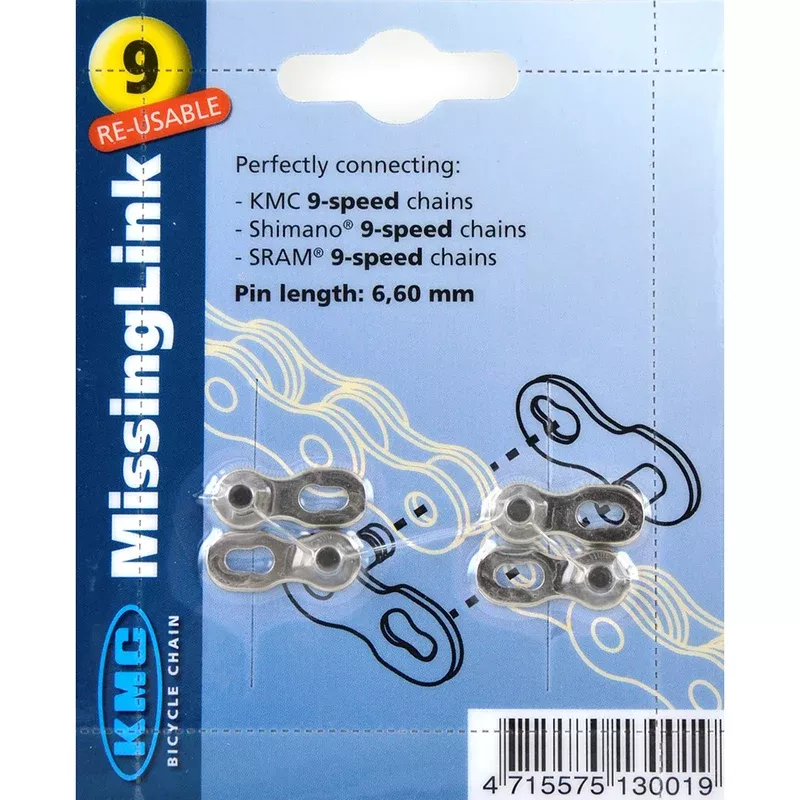 KMC 9V Chain Hitch (6.60mm) (Blister 2 units)
