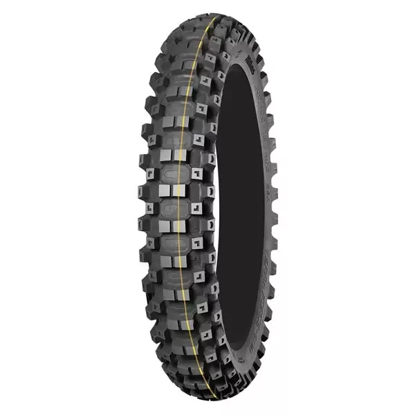 Mitas – TerraForce-EX Med./Hard Rear Tire (Yellow Stripe)