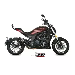 MivvSilencer for motorcycle Benelli 502C Double Gun Full