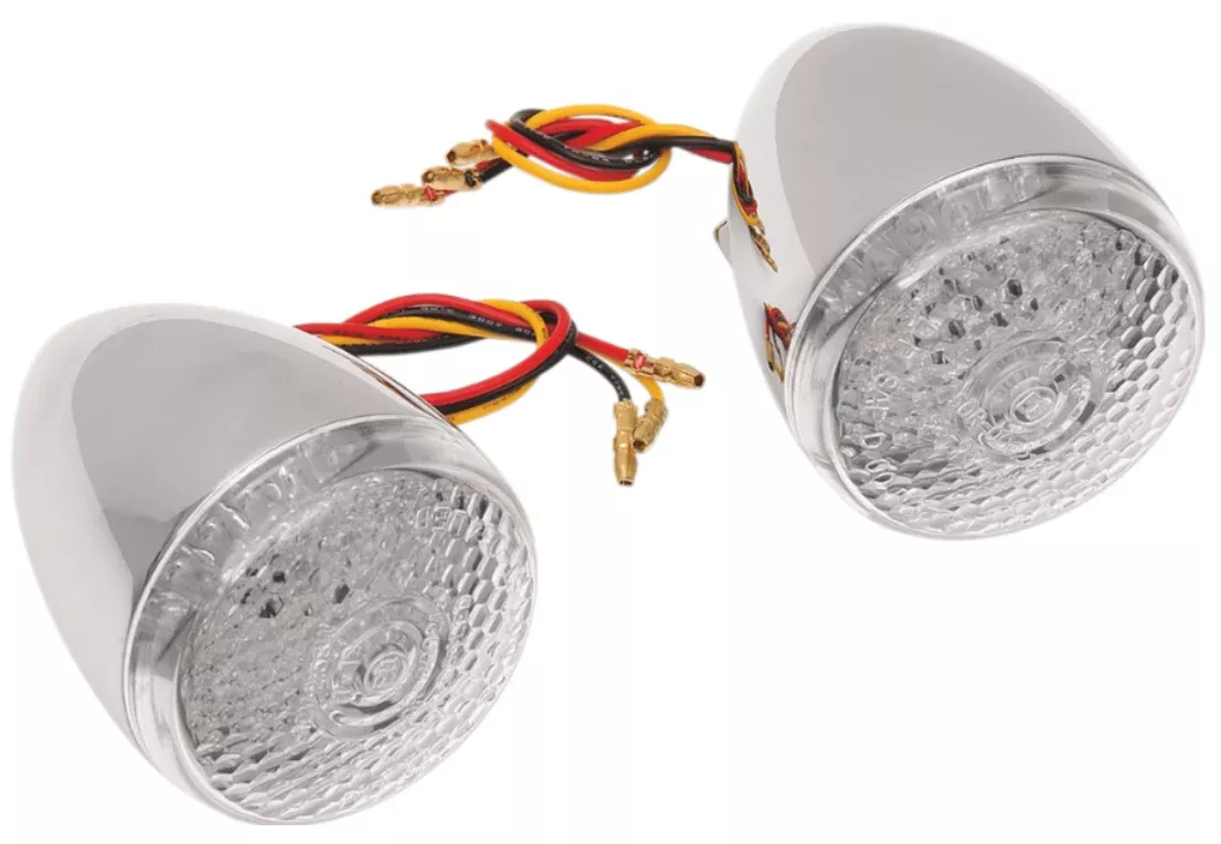 Pair of Approved LED Front Turn Signals for Harley-Davidson