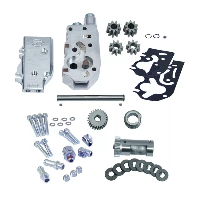 S&S, Hvhp Oil Pump Kit With Gears. Universal Cover For Harley Davidson