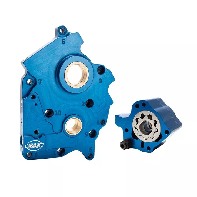 S&S, Oil Pump And Cam Plate Support Kit, Oil Cooled For Harley Davidson