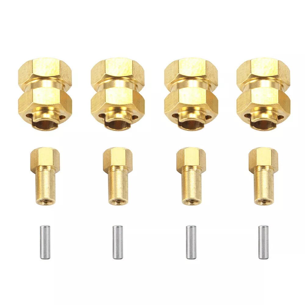 SCX24 Brass Hex Wheels Extender - TRC-092