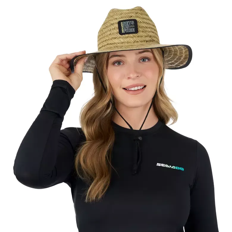 Sea-Doo Unisex Sets Us Free Straw Hat