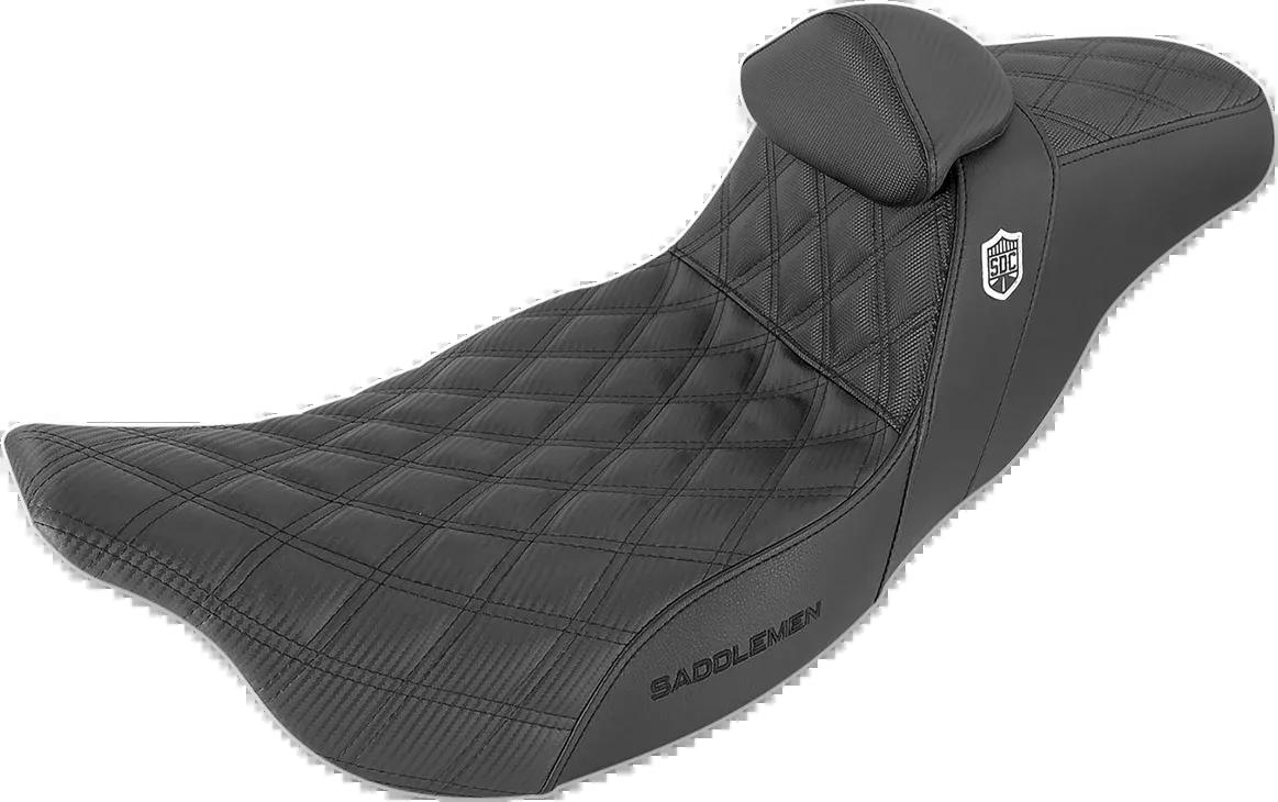 Seat For Harley-Davidson Touring Saddlemen Pro Series SDC Performance Grip