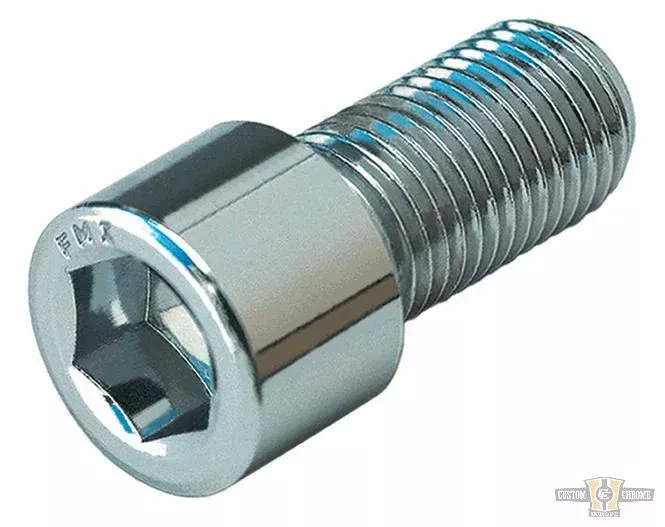 Smooth Allen Sockethead Bolt Pack Chrome Socket Head 5/16"-24 UNF 5/8" For Harley-Davidson