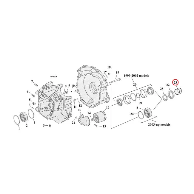 Spacer, Sprocket Shaft For Harley Davidson
