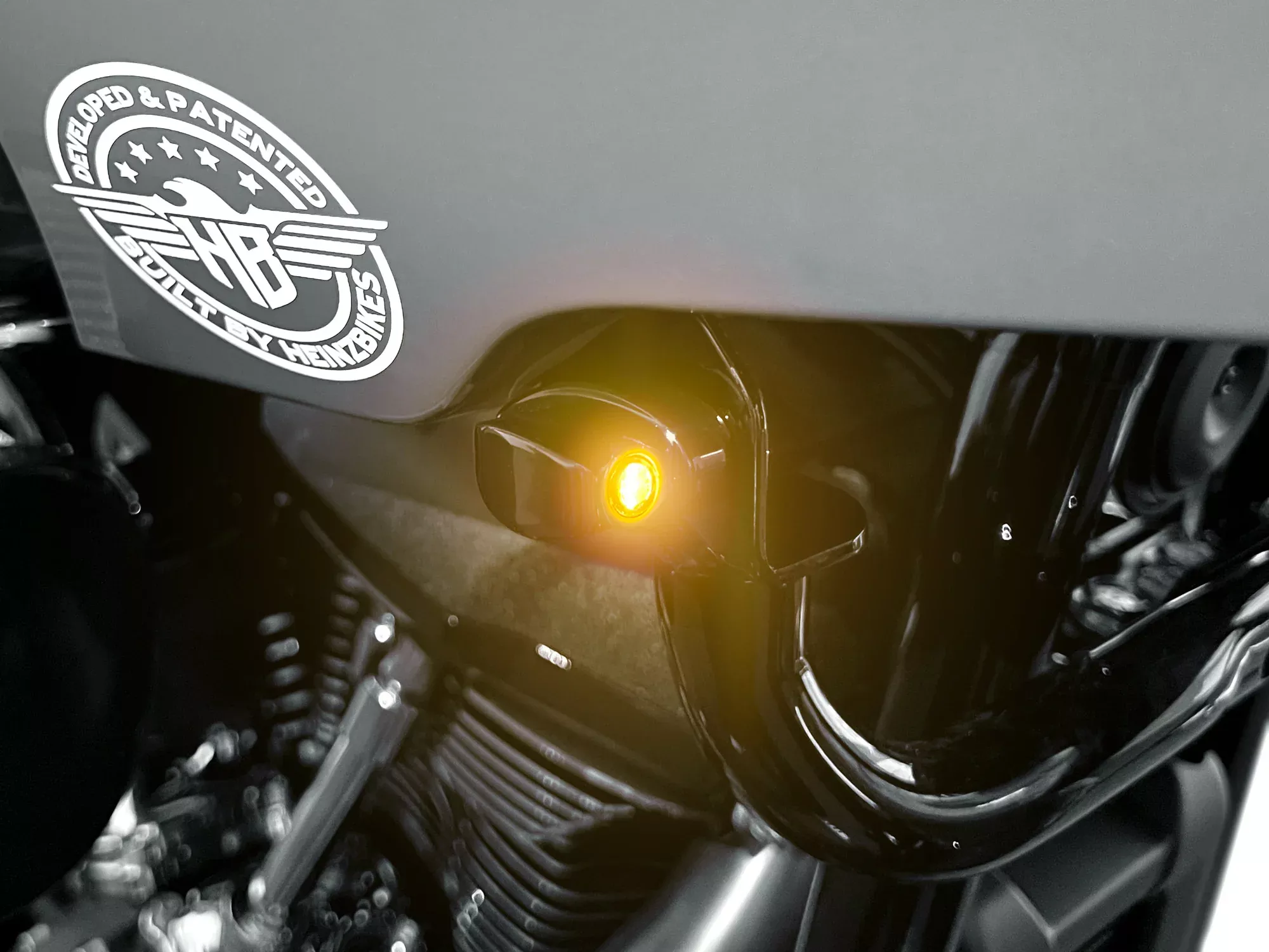 ST Nano Turn Signals with Maximum Indicator Width 24mm for Harley Davidson