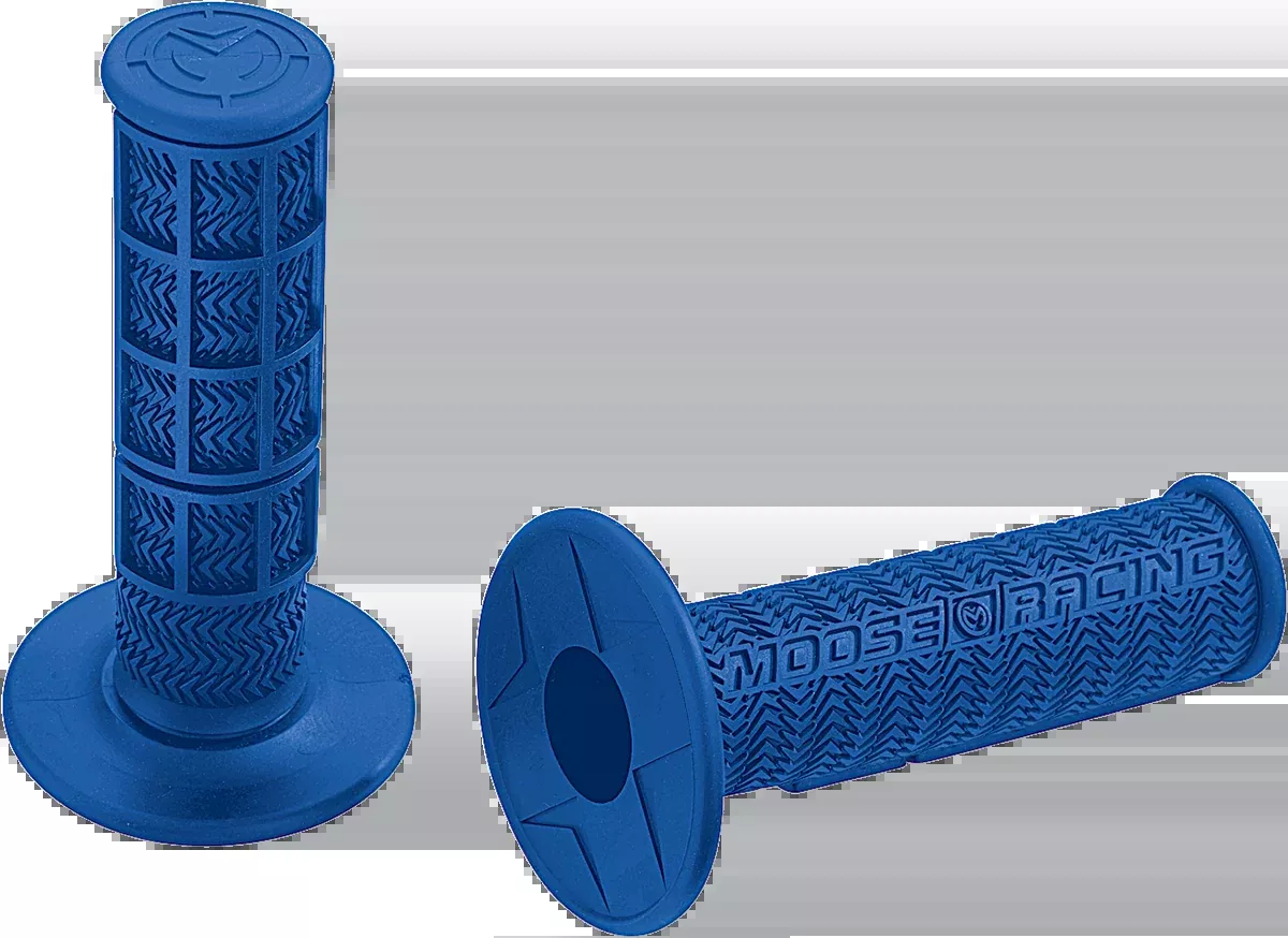 Stealth MX Grips with Blue Internal Flange