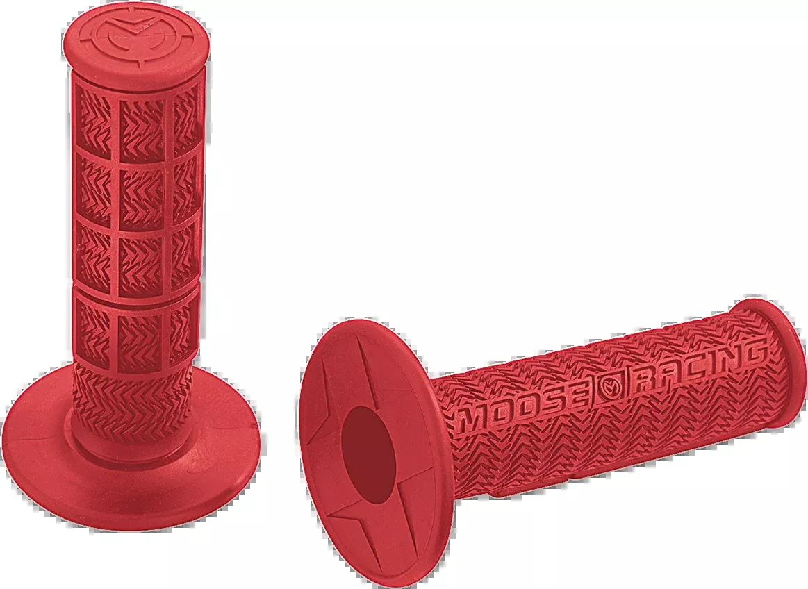 Stealth MX Grips with Red Internal Flange