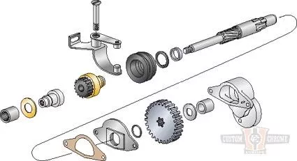 Thrust Washer-Starter Shaft For Harley-Davidson