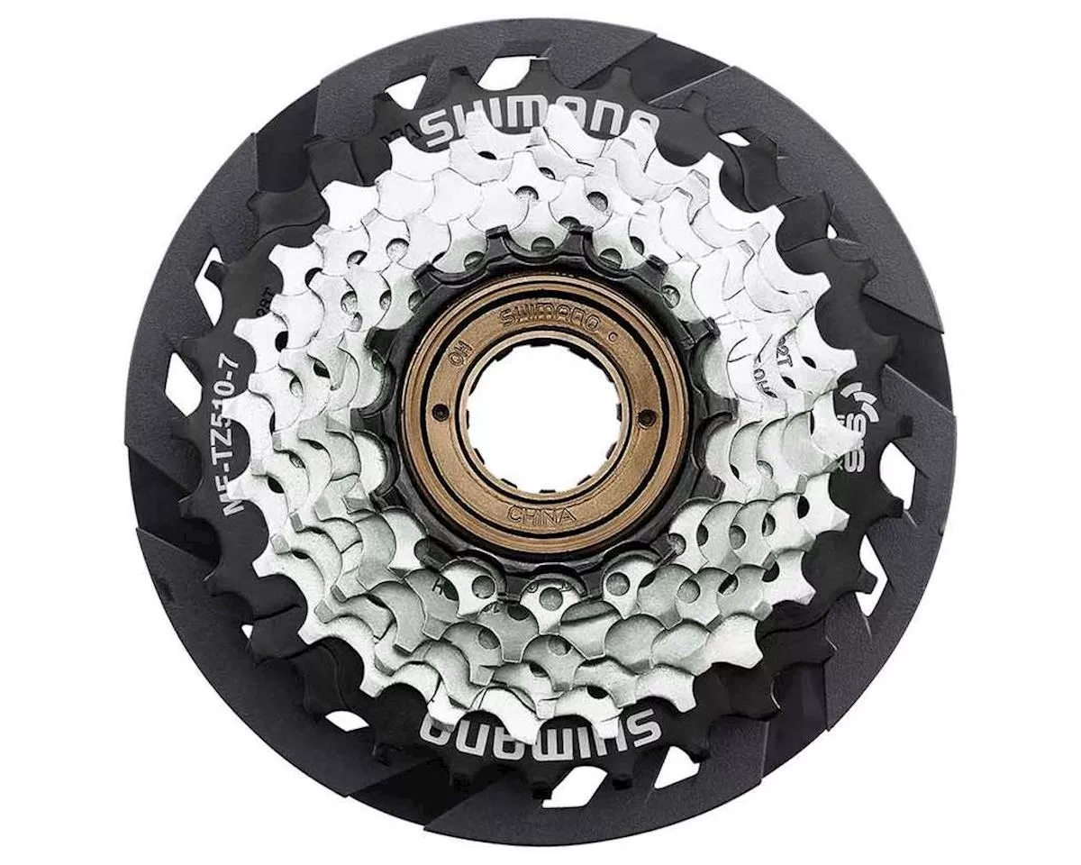 TZ510 Freewheels - Silver/Black - 7 Speed - 14-28T