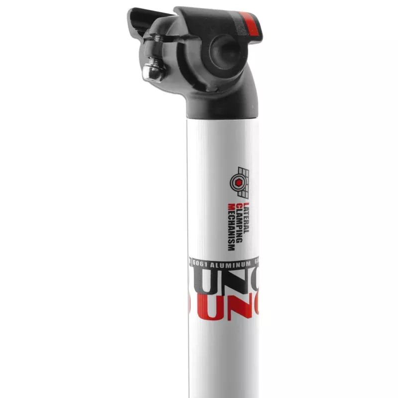 UNO TS 655 Seatpost - 350mm Ø27.2 White