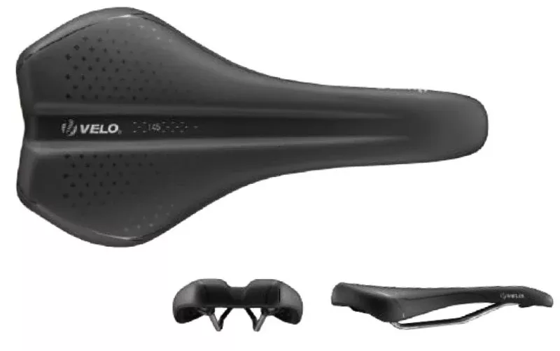 VELO NP71-01 GEL D1 Prostatic Saddle with SS Rails