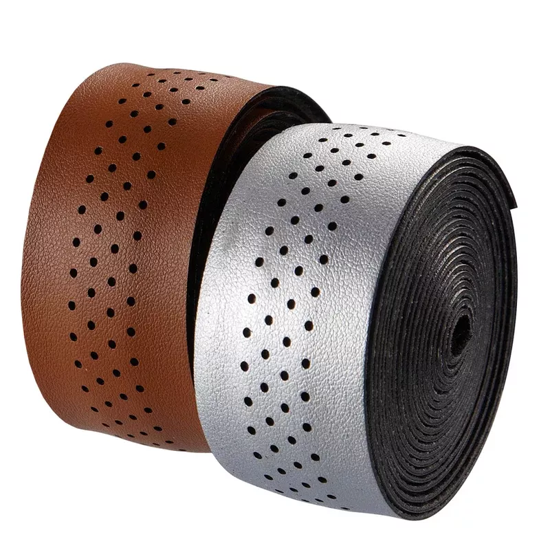 VELO perforated microfiber road handlebar tape, brown