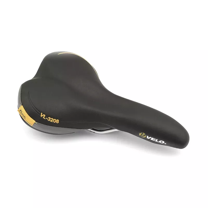 VELO VL3208 Bicycle Saddle. TrimFlexProX. Black. Men's