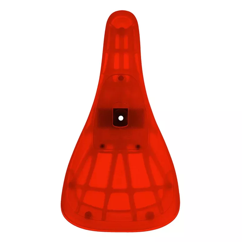VELO VL7101 pivoting seat post saddle, translucent red nylon