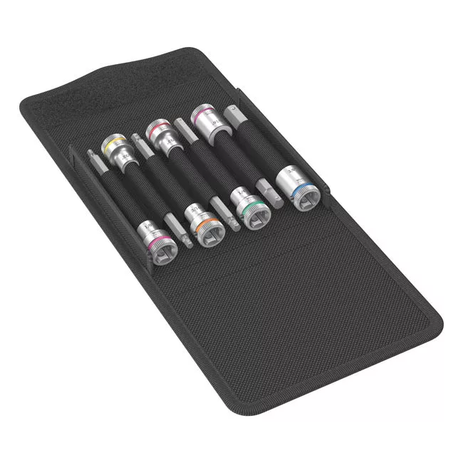 Wera 3/8" Extended Hex Socket Bits